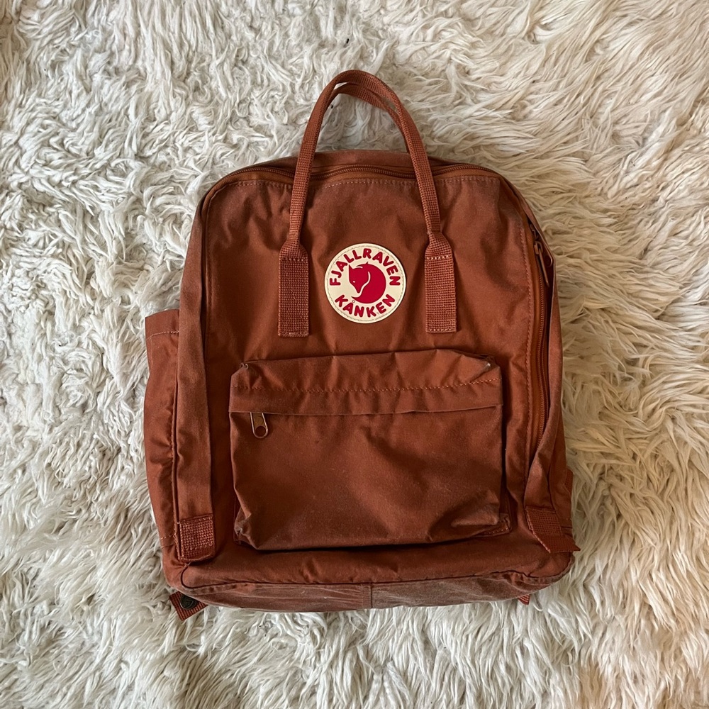 Fjallraven Orange Backpack